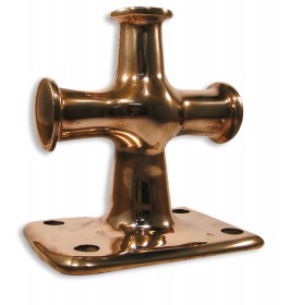 CROSS BOLLARD IN BRONZE