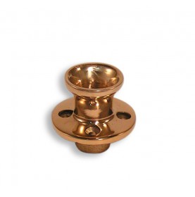 Vertical bronze halyard and deck lead