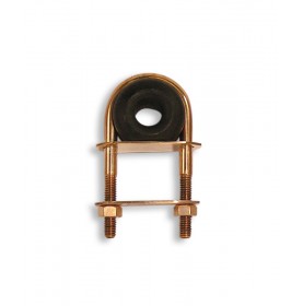 Bronze lignum vitae sheet lead with threaded rod