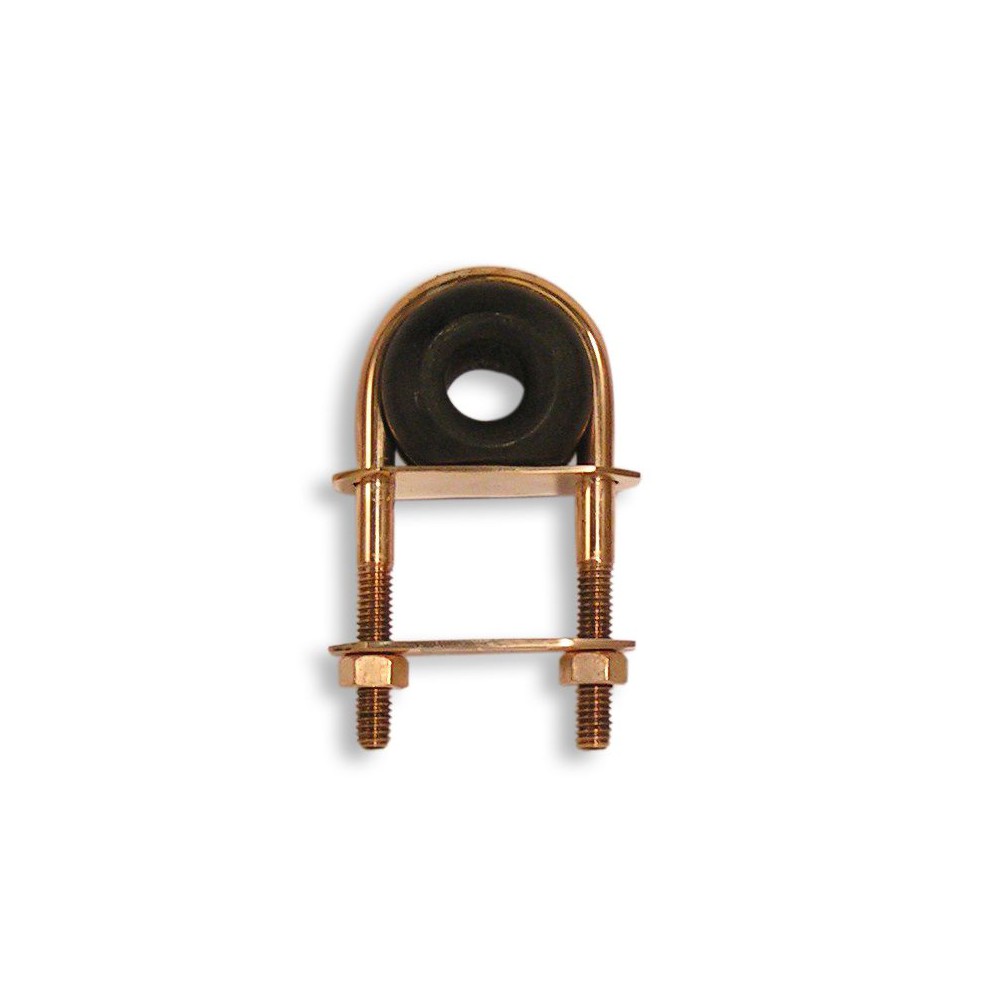 Bronze lignum vitae sheet lead with threaded rod