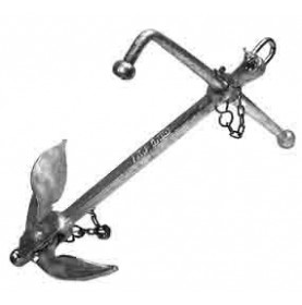 GALVANIZED FISHERMAN ANCHOR FOLDABLE