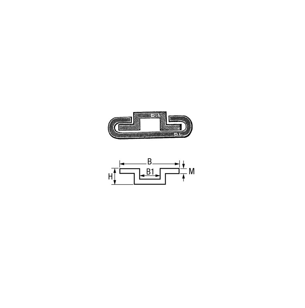 BRONZE EXTERNAL TRACK - HATCH SLIDE