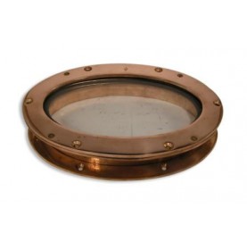 OBLO' FISSO OVALE CORNICE IN BRONZO