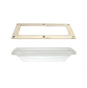 VERRE A PRISME / CADRE BRONZE