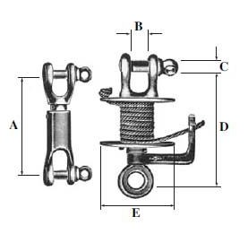 BRONZE FURLING GEAR