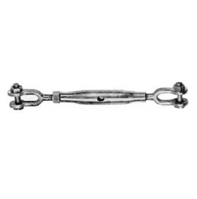 GALVANIZED TURNBUCKLE WITH FORGED FORKS
