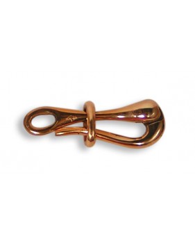 Crochet pélican en bronze