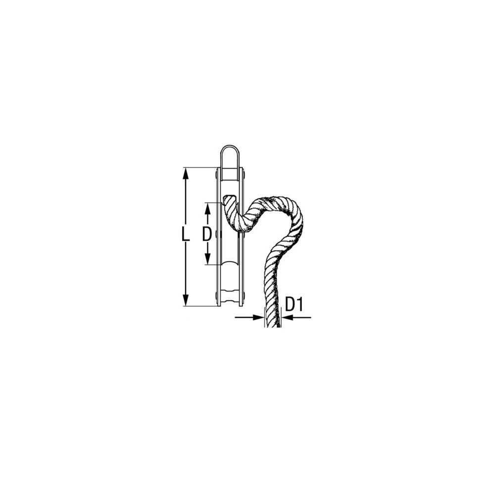 HYE tufnol block simple with becket