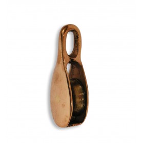 Poulie simple en 100% bronze massif