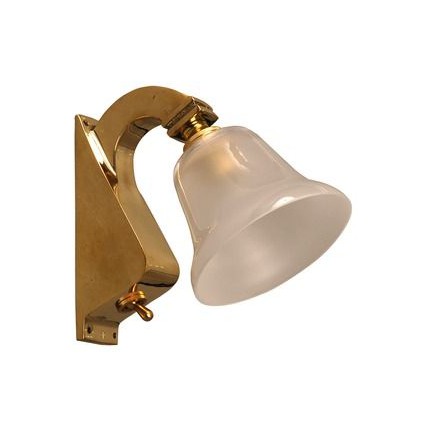 LAMPE TULIPE LAITON AVEC INTERRUPTEUR