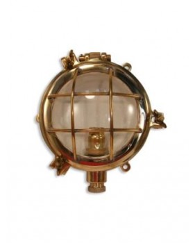 Lampe de coursive ronde étanche en laiton