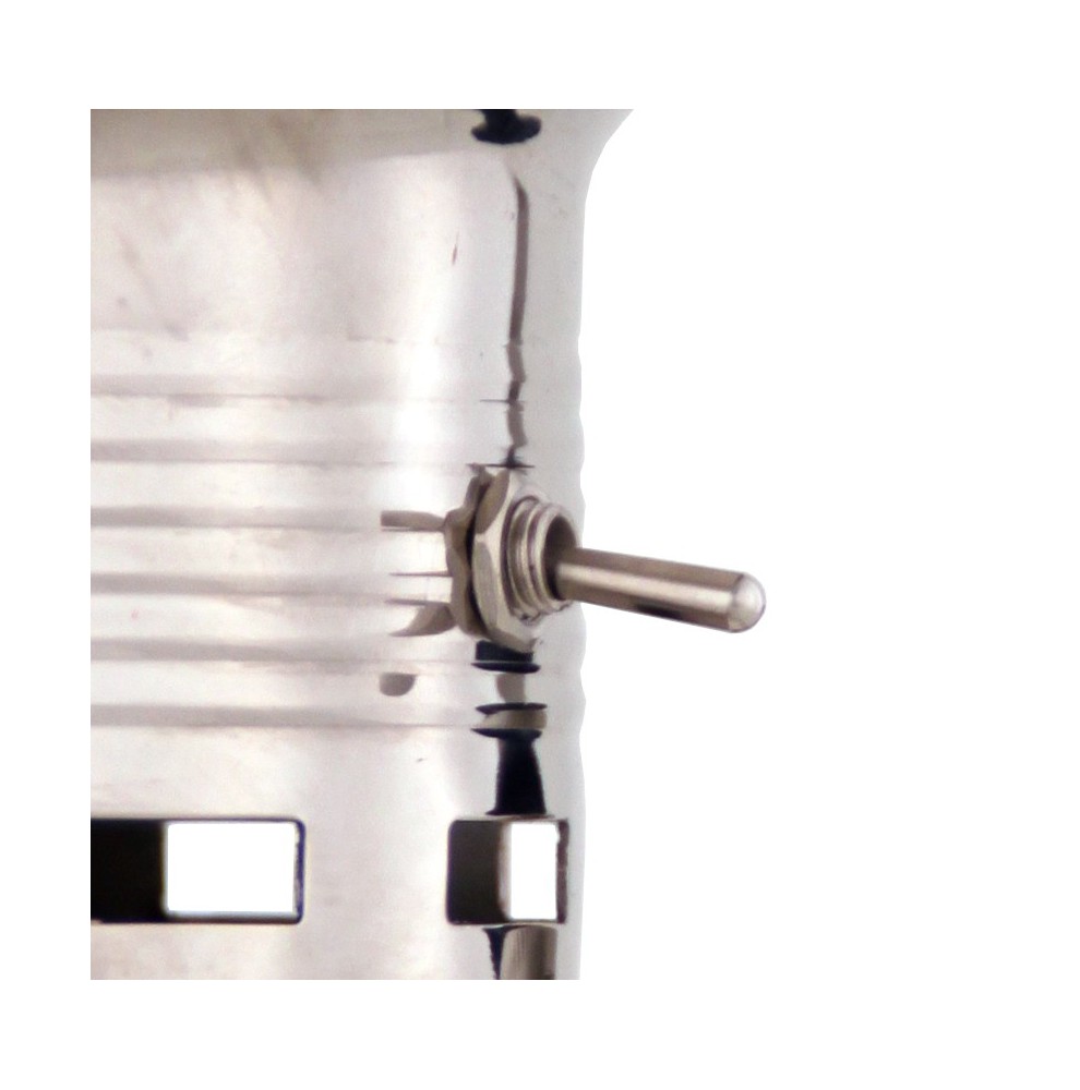 CHROME PLATED HURRICANE LAMP PETROMAX