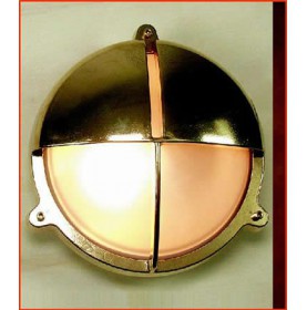 Lampe laiton ronde avec cache pour l'extérieur
