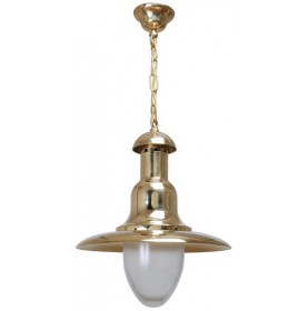 Lampe suspension laiton à chaîne