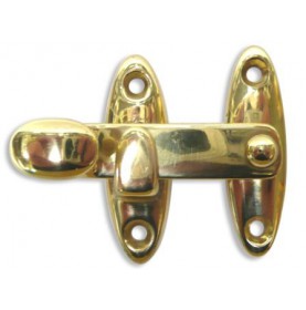 Brass cupboard fastener in brass