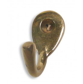 SMALL SINGLE HOOK IN BRASS