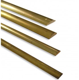 KEEL OR RUBBING BAND HALF OVAL IN BRASS