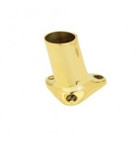 BRASS RAKED FLAG STAFF SOCKET