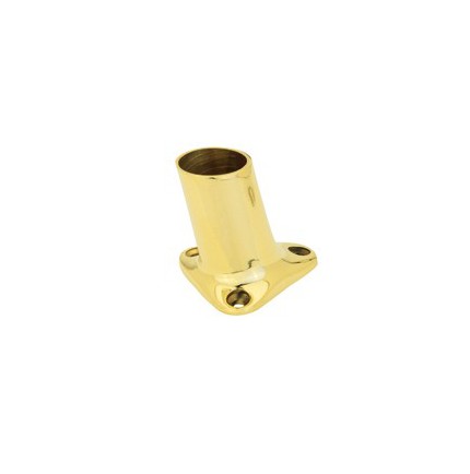 SUPPORT DE HAMPE DE PAVILLON INCLINE EN LAITON SUPPORT DE HAMPE DE PAVILLON INCLINE EN LAITON