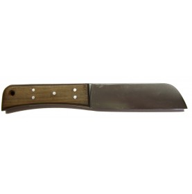 Rigger knife with wood handle