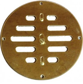 Brass round ventilator with slide action