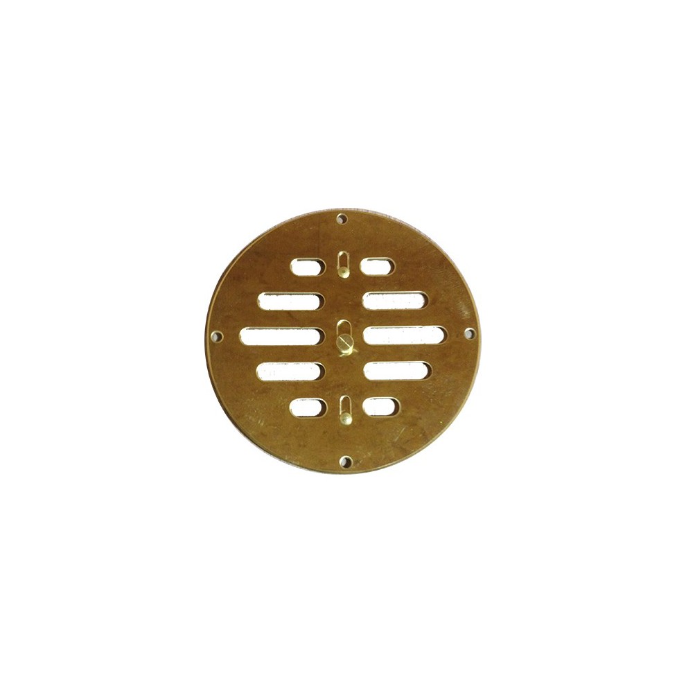 Brass round ventilator with slide action