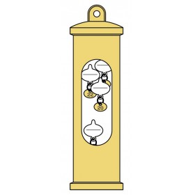 Concept thermomètre de galilée
