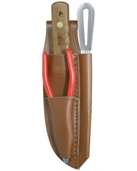 Couteau de gabier avec étui et outils pour matelottage