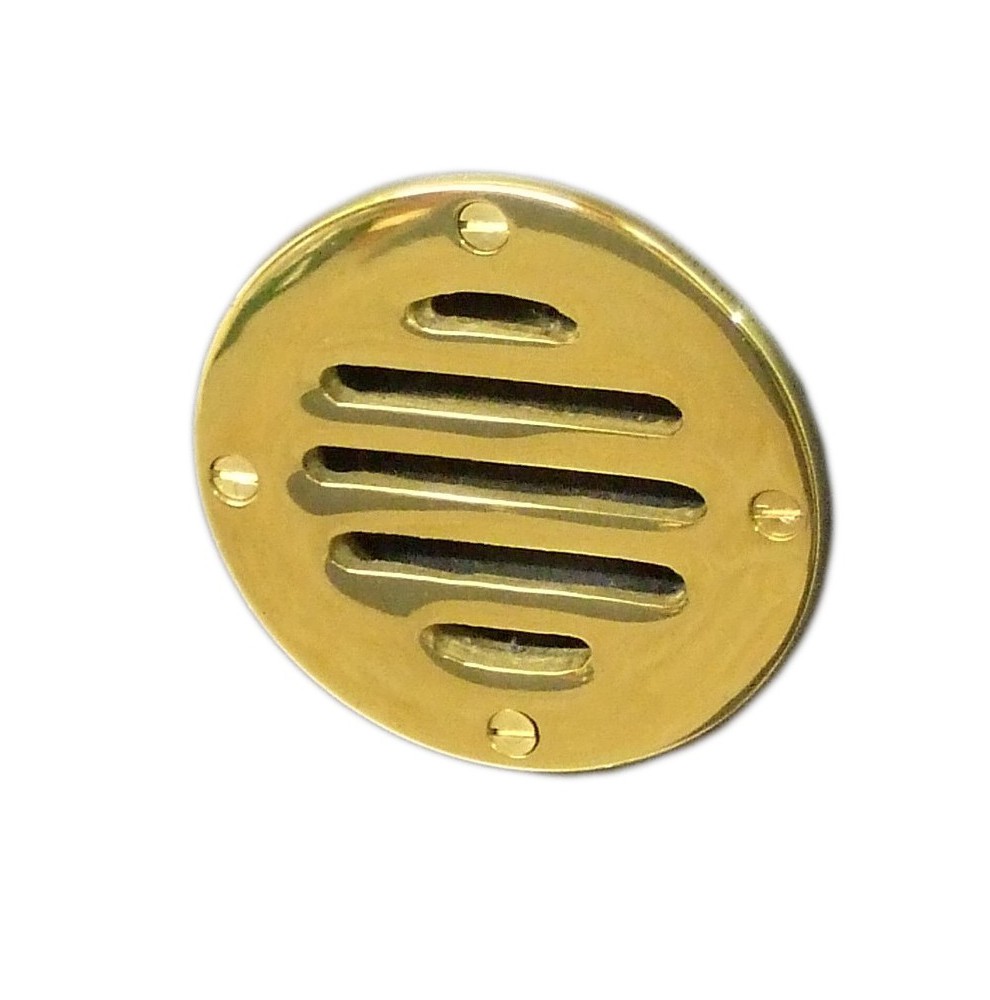 Petite grille d'aération circulaire 83 mm