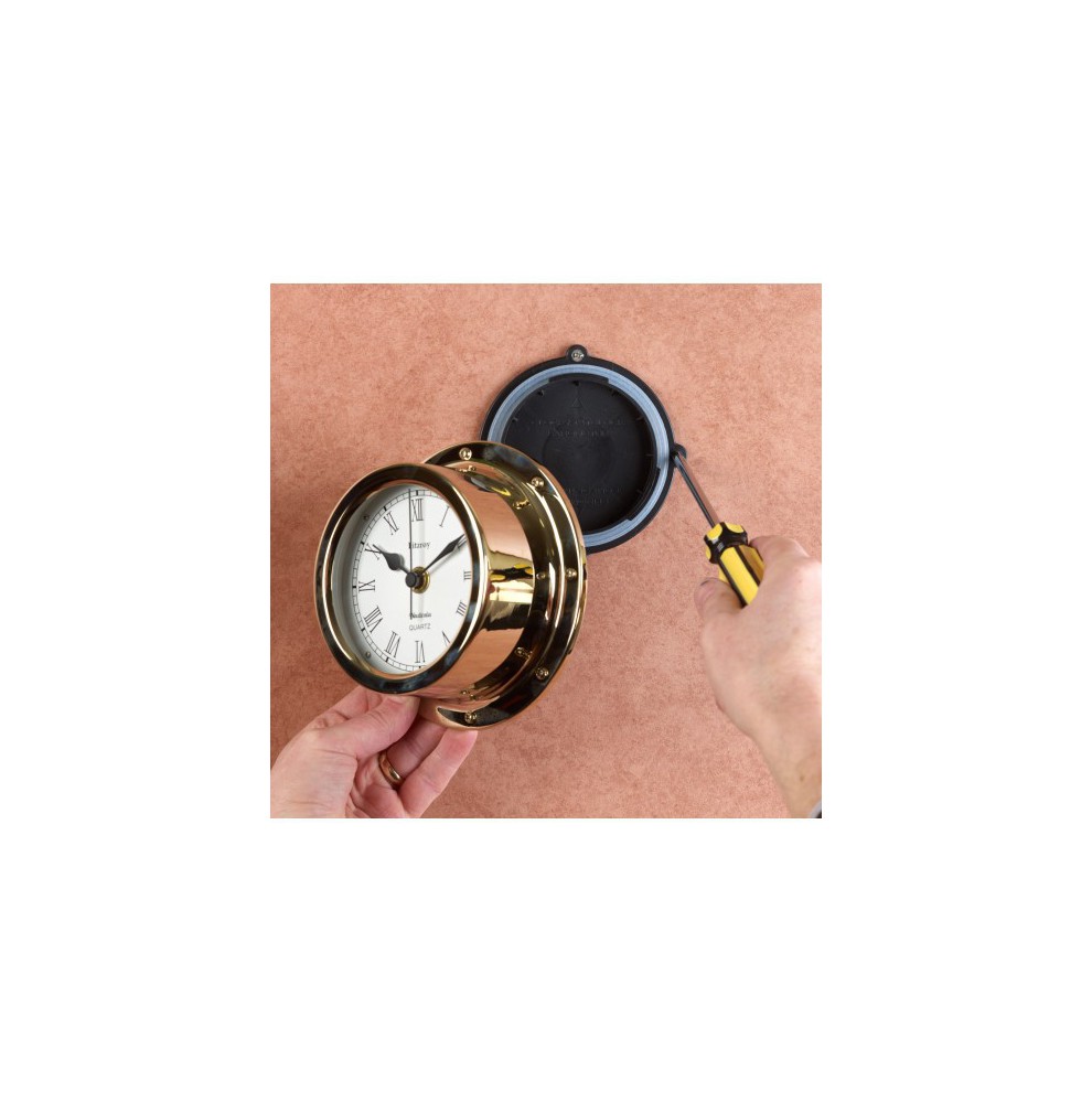HORLOGE INDICATRICE DE MARÉE EN LAITON
