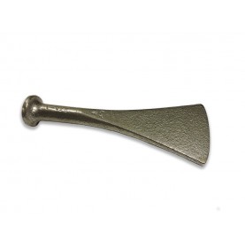 Caulking iron without groove in forged steel