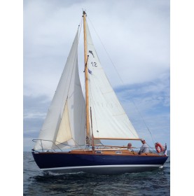 bateau bois gréement Sloop, JEZEQUEL