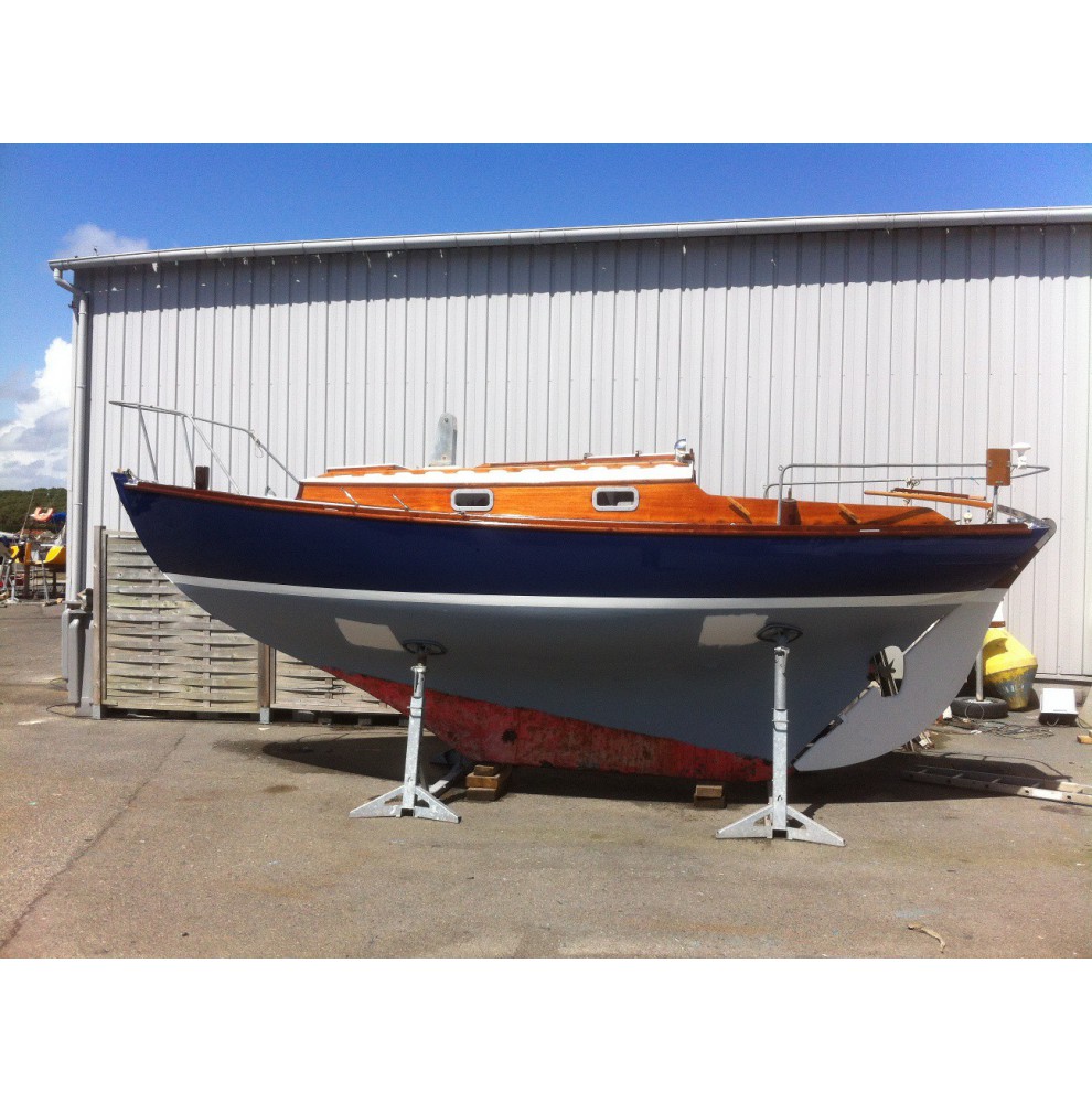 bateau bois gréement Sloop, série Dauphin, JEZEQUEL