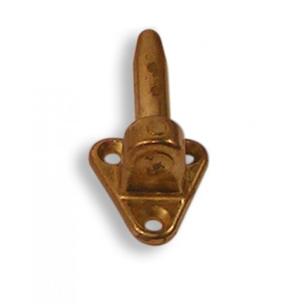 Aiguillot seul en bronze sur tige courte et platine triangle Aiguillot seul en bronze sur tige courte et platine triangle