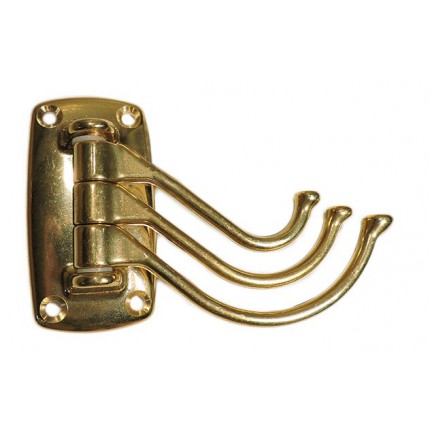 BRASS SWIVEL COAT HOOK