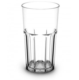 Stackable tall glass in transparent, shatterproof Tritan – 33 cl