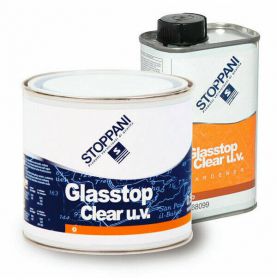 Vernis marin Stoppani Glassop clear UV bi-composant 0.75 L