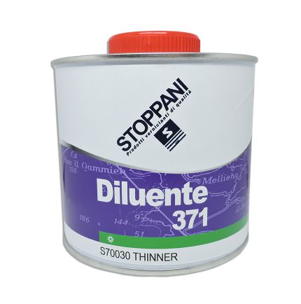 Diluant Stoppani 371 pour vernis bicomposant brosse 0.5L Diluant Stoppani 371 pour vernis bicomposant brosse 0.5L