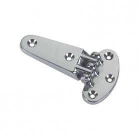 Brass chromed hatch hinge crank 10mm