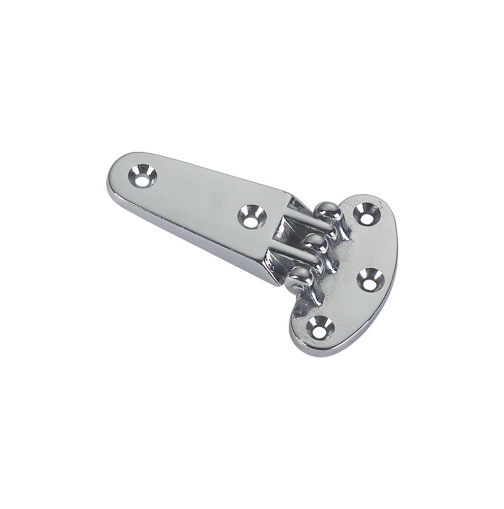 Cerniere classica in ottone stirato cromato