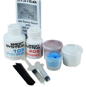 Mini kit complet résine époxy West System prise rapide