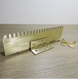 Brass brushed tiller lock