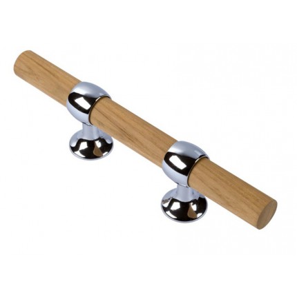 taquet en bois et laiton chromé taquet en bois et laiton chromé