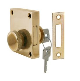 Brass cylinder rim lock