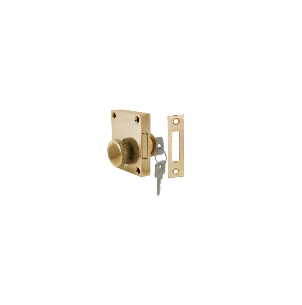 Brass cylinder rim lock