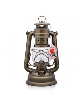 Lampe tempête à pétrole couleur bronze