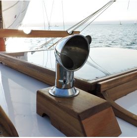 Chrome-plated brass cowl vent + cap