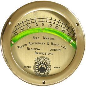 Bubble clinometer in brass