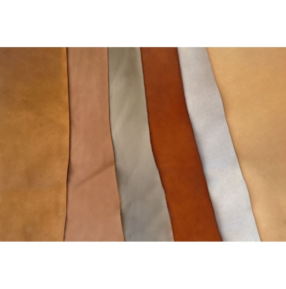 Cuir de protection souple 1,5mm ocre, traité mer
