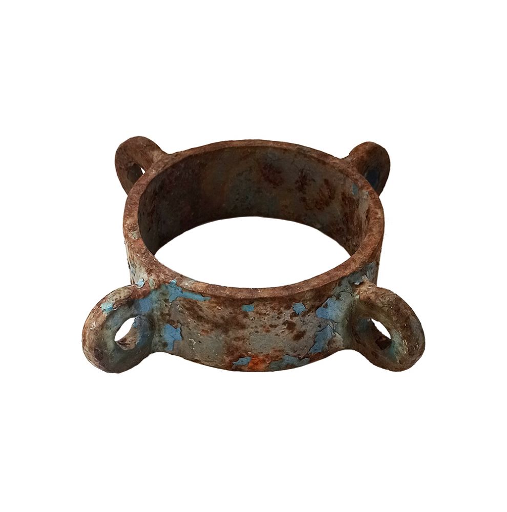 Collare per alberatura 4 occhielli zincato 120mm